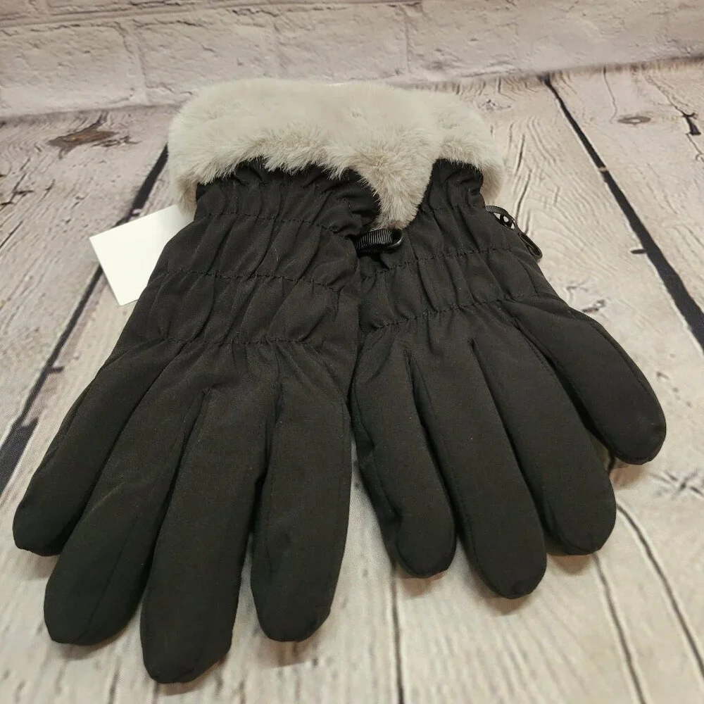 Surell Faux Fur Cuff Gloves